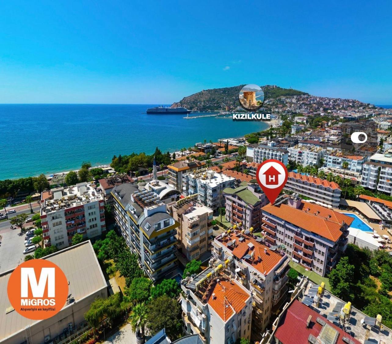 Maren City Apart Hotel Alanya Exterior foto